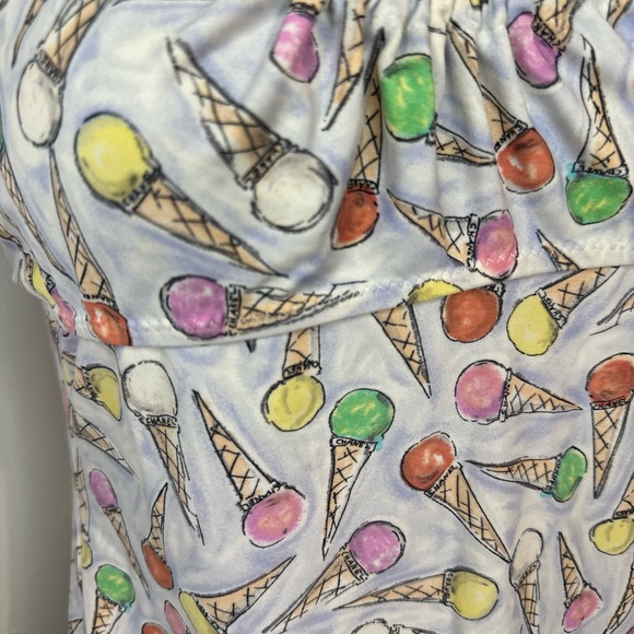 CHANEL Multicolor Ice Cream Pattern Dress - Picture 3 of 10